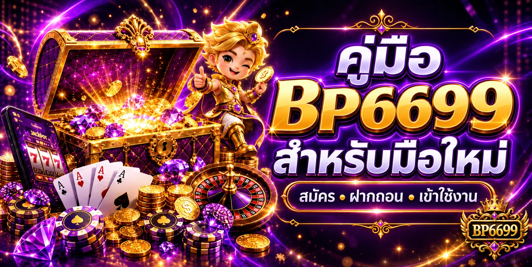 BP6699 คู่มือมือใหม่ สมัคร ฝากถอน และเข้าใช้งาน